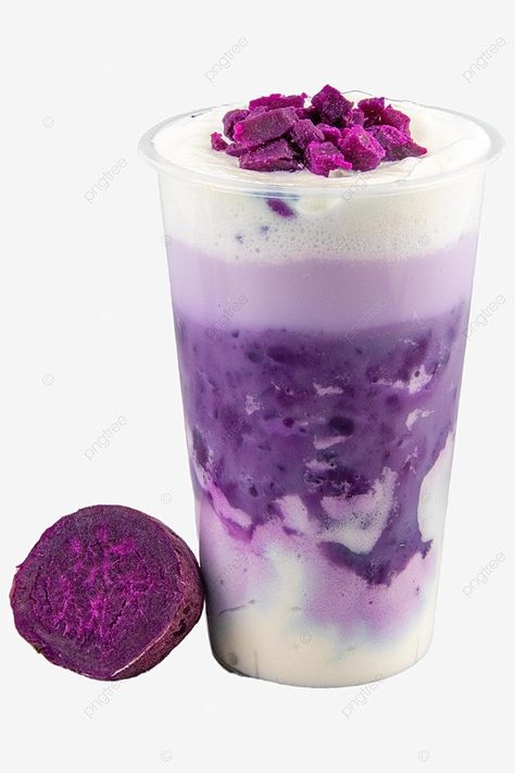 Ube Milk Tea, Milk Tea Menu, Milk Tea Png, Potato Milk, Cocktail Competition, Purple Drink, Mocha Drink, Tea Png, Bubble Tea Flavors