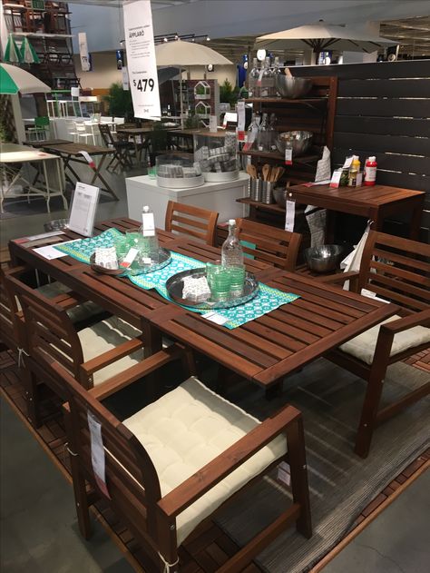 IKEA outdoor furniture Ikea Patio Furniture, Ikea Patio, Ikea Outdoor Furniture, Ikea Garden, Ikea Garden Furniture, Outdoor Furniture Inspiration, Ikea Outdoor, 3 Season Room, Terrace Decor