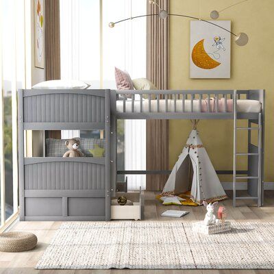 Unique Bunk Beds, Corner Bunk Beds, Triple Bed, A Loft Bed, Trundle Bed With Storage, Triple Bunk Beds, Triple Bunk Bed, Loft Bunk Beds, Twin Size Loft Bed