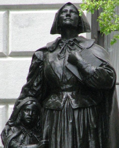 Anne Hutchinson statue, Massachusetts State House Anne Hutchinson, Spiritual Facts, Family Ancestry, New England States, Spiritual Advisor, Ancestry Dna, United States History, Brother In Law, World Of Books