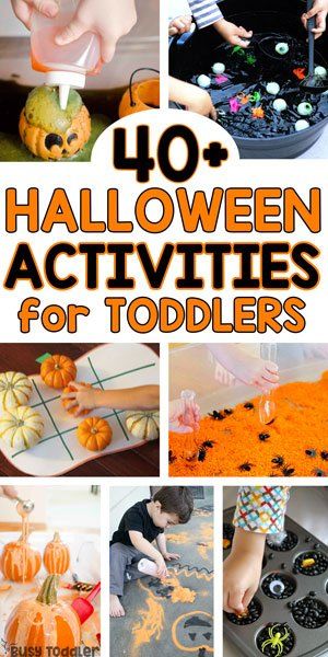 Halloween Toddler Party, Halloween Activities For Toddlers, Halloween Activities Preschool, Fun Halloween Activities, Halloween Infantil, Halloween Sensory, Halloween Crafts For Toddlers, Toddler Parties, Halloween Preschool