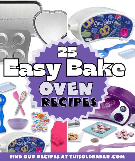 25 Easy Bake Oven Recipes Easy Bake Oven Pizza, Easy Bake Oven Recipes Kids Cake Mixes, Easy Bake Oven Mixes Diy, Easy Bake Oven Recipe, Ez Bake Oven Recipes, Gluten Free Easy Bake Oven Recipes, Recipes For Easy Bake Ovens, Diy Easy Bake Oven Recipes Kids, Diy Easy Bake Oven Recipes