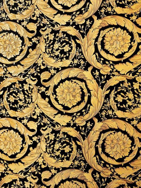 Barocco Flowers Wallpaper Versace Home Decor, Satin Wallpaper, Versace Wallpaper, Mohawk Carpet, Blossom Wallpaper, Home Decor Wallpaper, Baroque Pattern, Embossed Wallpaper, Flower Stem