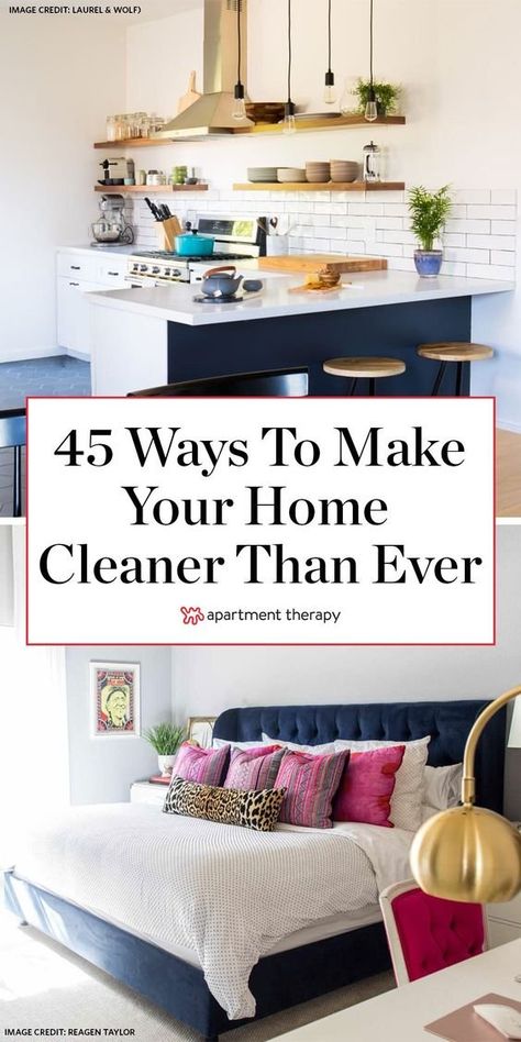 Deep Cleaning House, Bookcase Door, Cleaning Laundry, Diy Home Cleaning, Deep Cleaning Tips, Clean Bedroom, Studio Mcgee, Home Organization Hacks, House Smells