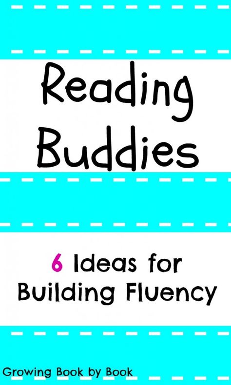 Reading Buddies - Growing Book by Book Tips For Reading, Reading Buddies, Teaching Reading Comprehension, Fluency Activities, Reading Help, Reading Centers, Teaching Literacy, Reading Intervention, Reading Workshop