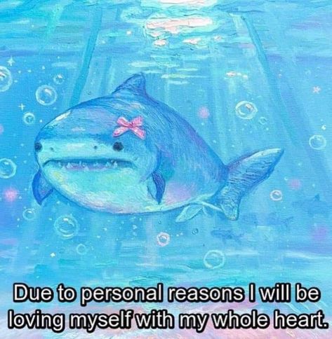 Shark Painting, Cute Paintings, My Self, Photo Couple, Animal Paintings, Pretty Art, Animal Drawings, Girly Things, Cute Drawings