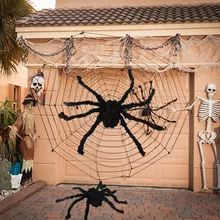 extra large plastic cauldron halloween - Buy extra large plastic cauldron halloween with free shipping on AliExpress Spider Web Halloween Decorations, Haunted House Halloween Party, Black White Halloween, Spider Web Decoration, Giant Plush, Halloween Spider Decorations, Spiders Scary, Haunted House Props, Halloween Scarecrow