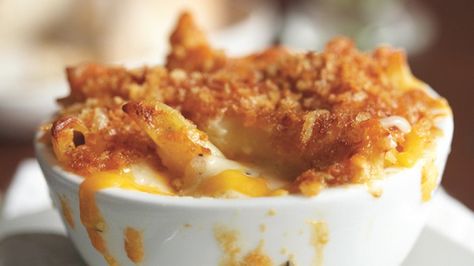 Cheesemonger's Mac and Cheese Recipe | Bon Appetit Gourmet Mac And Cheese, Potato Gratin, Baked Cheese, Mac And Cheese Recipe, Cottage Pie, Cheese Dishes, Three Cheese, Mac N Cheese Recipe, Blue Cheese