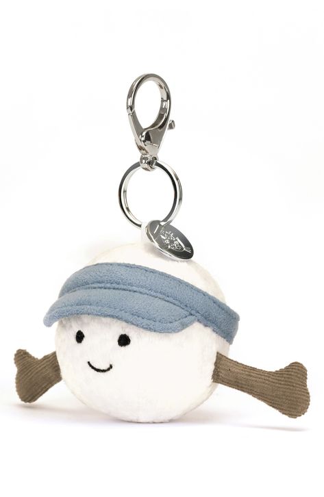 Jellycat Amusable Golf Ball Bag Charm available at #Nordstrom Golf Ball Bag, Soccer Room, Golf Theme Party, Music Supplies, Golf Attire Women, Golf Inspiration, Cute Pjs, Golf Theme, Sweet Smile