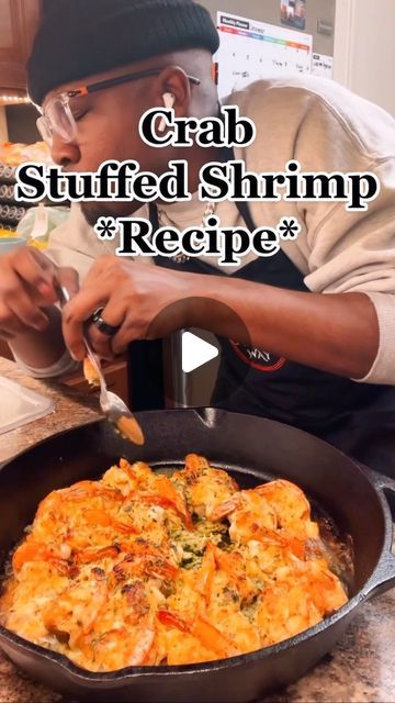 Michael J. O’Neal on Instagram: "*Crab Stuffed Shrimp Recipe*   #crabstuffedshrimp #crabstuffed #shrimprecipes #shrimprecipeideas #shrimprecipe #eliteeats #theonealsway #tonychacheres #apetizers #apetizerrecipe #fingerfoodideas #quickrecipeideas #viral #fyp #foryou #foryoupage #tsrfoodies #explorepage" Crab Cake Stuffed Shrimp, Shrimp Stuffed With Crabmeat Recipe, Crab Stuffed Shrimp Casserole, Fried Stuffed Shrimp With Crabmeat, Stuffed Shrimp With Crabmeat Recipes, Crab And Shrimp Stuffed Bell Peppers, Stuffed Crabs Recipe, Easy Stuffed Shrimp, Stuffed Shrimp Recipes