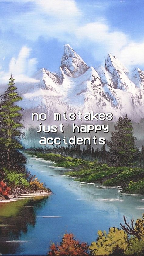 Bob Ross Wallpaper, Bob Ross Quotes, Gemini Wallpaper, Poetry Inspiration, Artist Aesthetic, Quote Backgrounds, Bob Ross, Cute Profile Pictures, Nature Quotes