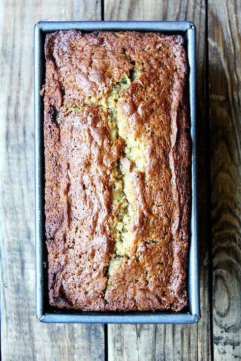 Must-Try, Super-Moist Zucchini Bread | Alexandra’s Kitchen Moist Zucchini Bread, Vegan Zucchini Bread, Best Zucchini Bread, Homemade Banana Bread, A Loaf Of Bread, Easy Banana Bread Recipe, Vegan Zucchini, Zucchini Bread Recipes, Loaf Of Bread