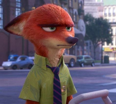 Fox From Zootopia, Zootopia Nick Wilde, Weird Memes, Disney Pixar Characters, Nick And Judy, Nick Wilde, Disney Icons, Disney Zootopia, Disney Pixar Movies