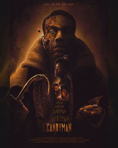 Nicolas Tetreault-Abel on Instagram: “CANDYMAN . . The month of horror october is here soon ! So like usual try to work on some horror poster ! I watch Candyman last night it…” Candyman 2021, October Is Here, Horror Poster, Horror Collection, Jordan Peele, Key Art, Horror Posters, Keys Art, Alternative Movie Posters