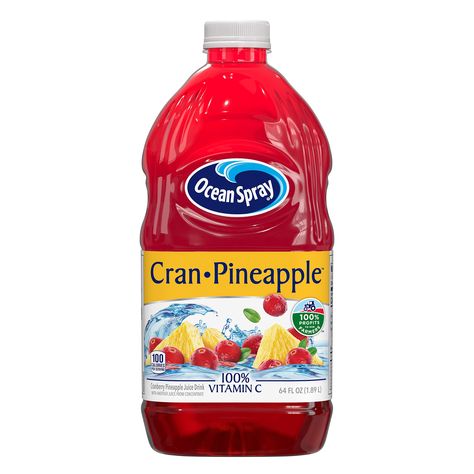 Pineapple And Cranberry Juice, Cranberry Pineapple Juice, Drinks With Pineapple Juice, Skincare Business, Pineapple Drinks, Sugared Cranberries, Ocean Spray, Real Fruit, Juice Concentrate