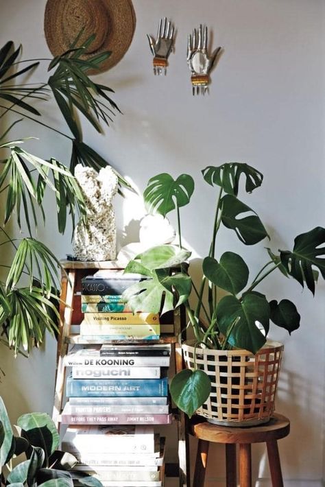 Plants And Books, Decor Plants, Plant Decor Indoor, Functional Decor, Vogue Australia, Cheap Home Decor, Decor Rustic, Home Decor Tips, Plant Decor