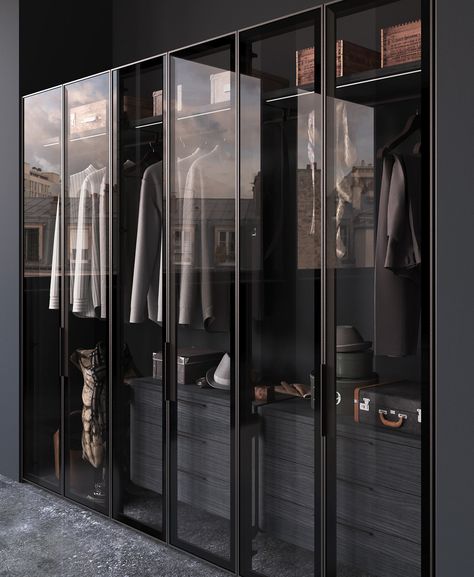 Best Wardrobe Designs, Wardrobe Design Ideas, Garderobe Design, Vstupná Hala, Design Ložnic, Glass Wardrobe, Dressing Design, Dream Closet Design, Walk In Closet Design