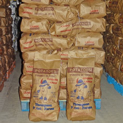 Potatoes | Wholesale, Processed Potatoes - Thompson Potato Farm Potato Bags, Potato Farm, Potato Bag, Casino Hotel, Grocery Haul, Grocery Stores, Grocery Shop, Grocery Shopping, Bushcraft