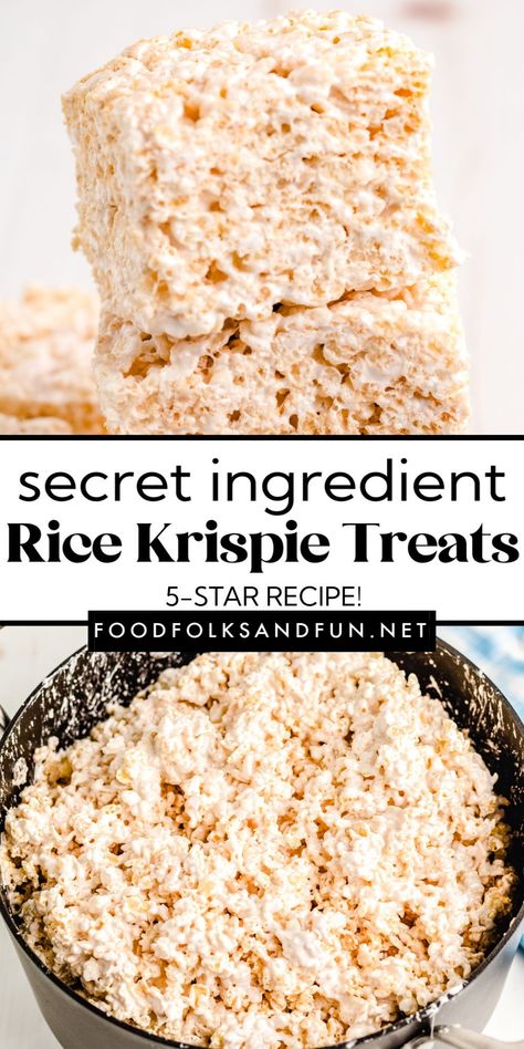 Whether you’re making marshmallow cream rice krispie treats for a potluck, a birthday, an after-school snack, or to indulge in a gooey marshmallowy delight, this recipe will impress. Classic Rice Krispie Treats, Microwave Rice Crispy Treats, Easy Rice Krispie Treats, Homemade Rice Crispy Treats, The Best Rice Krispie Treats, Rice Dinners, Best Rice Krispie Treats Recipe, Best Rice Krispie Treats, Homemade Rice Krispies