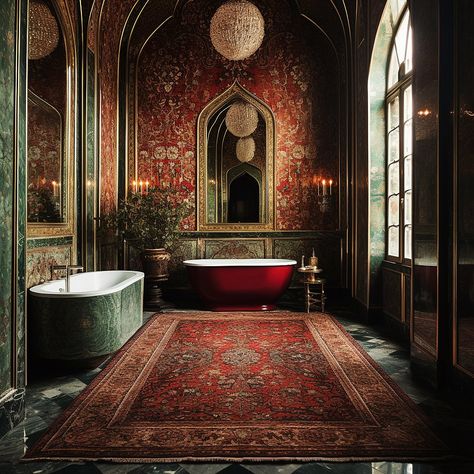 Architecture & Design - Designer: @kaveh__dadgar [IG] | Facebook Persian Bathroom, Persian House, Future Military, Middle Eastern Decor, Glamorous Kitchen, Glamorous Bathroom, Luxury Carpet, Morocco Style, Moroccan Homes