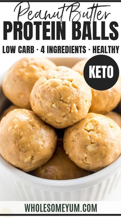 Protein Balls With Protein Powder, Protein Balls Recipe, Peanut Butter Protein Balls, Protein Balls Recipes, Peanut Butter Snacks, Low Carb Peanut Butter, Low Carb Protein, Protein Balls, Peanut Butter Protein