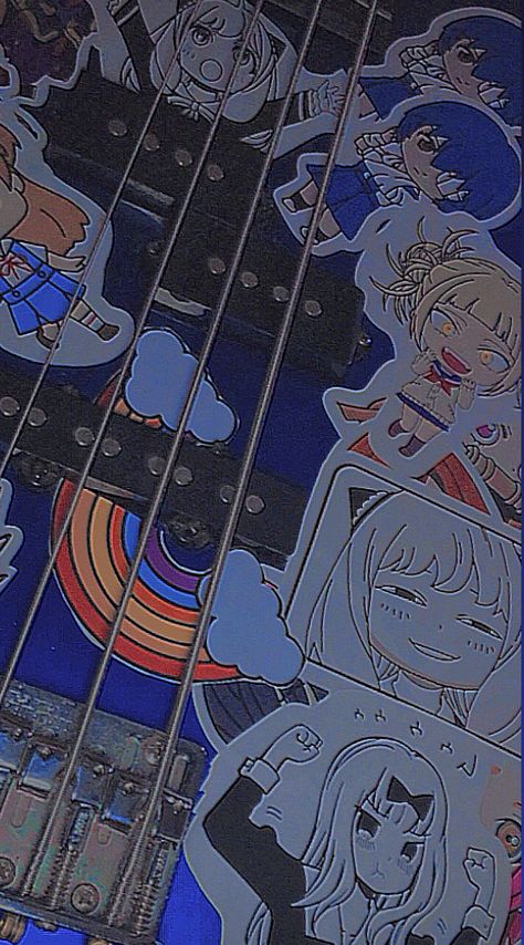 Jazz Bass Aesthetic, Bass Gitaur, Bass Guitar Wallpaper, Bass Sticker, Guitar Stickers, Stickers Anime, Music Aesthetic, Laptop Wallpaper, Guitar Player