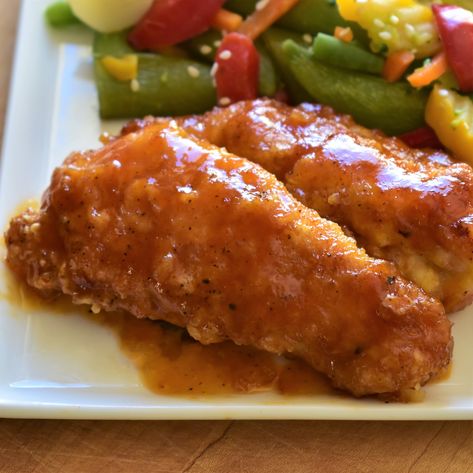 Best Chicken Tenders, Breaded Chicken Tenders, Sweet And Sour Meatballs, Sweet And Sour Chicken, Sour Foods, Bacon On The Grill, Sweet N Sour Chicken, Chicken Tender Recipes, Sweet And Sour Sauce