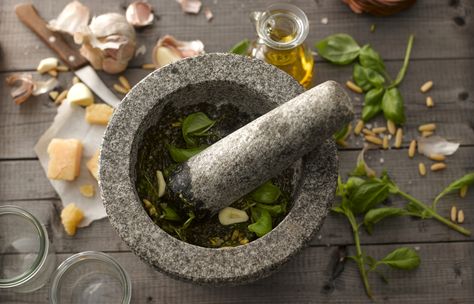 Multitasking kitchen gadgets worth their space in your drawer Mortar And Pestle Recipes, Food Photo Ideas, Lammas Lughnasadh, Kitchen Supply Store, Sage Bundles, Eco Friendly Product, Mortar Pestle, Herbal Plants, Hedge Witch