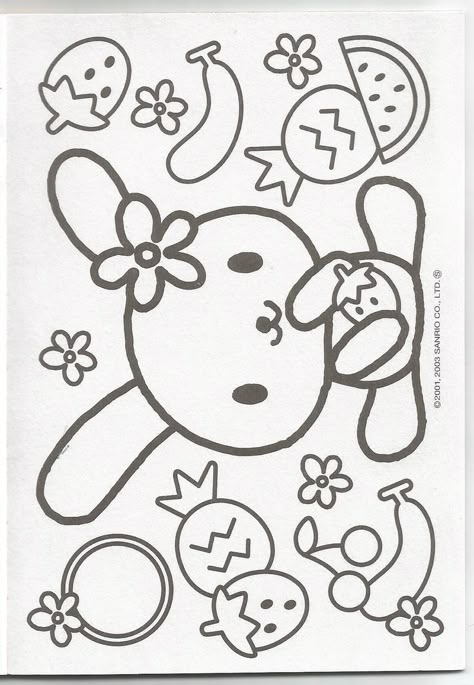 Charibo Art Coloring Pages, Sanrio Coloring Pages Printable, Coloring Pages Sanrio, Sanrio Coloring Pages, Sanrio Coloring, Hello Kitty Colouring, Hello Kitty Colouring Pages, Hello Kitty Printables, Paw Patrol Coloring Pages