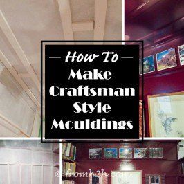 How To Make Craftsman Style Mouldings Wood Look Ceiling, Ceiling Medallions Diy, Craftsman Style Molding, Diy Chinoiserie, Craftsman Ceiling, Kitchen Backsplash Peel And Stick, Ceiling Molding, Installing Curtain Rods, Covering Popcorn Ceiling