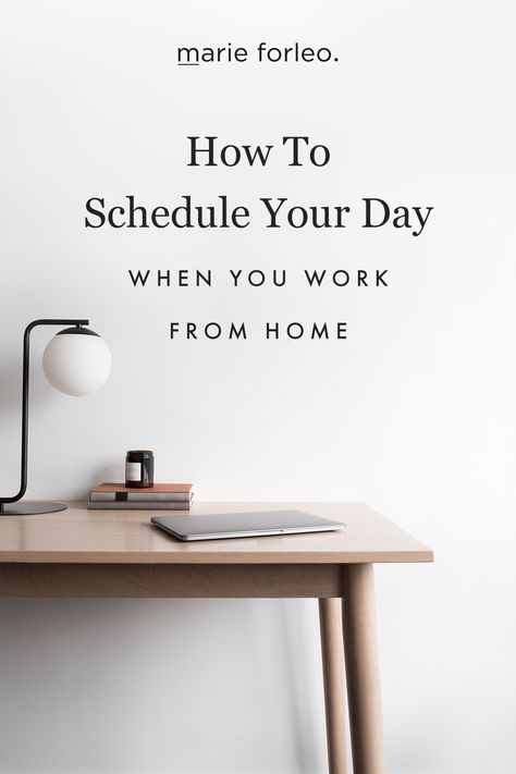 Keep getting distracted as you work from home? With the right daily habits, working from home can be fun, productive and satisfying. Learn how to create a daily routine that sets you up for success. #dailyroutine #habitsofsuccessfulpeople #productivity #workingfromhome #workfromhome Work From Home Schedule, Home Schedule, Organizational Skills, A Daily Routine, Family Schedule, Work Habits, Habits Of Successful People, Time Blocking, Productivity Hacks