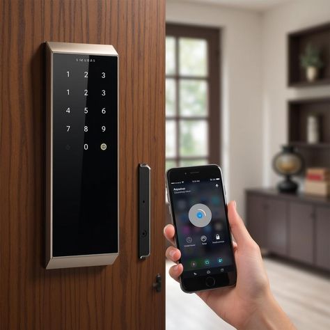 🔒 Unlock the Future of Home Security! 🏠 Smart door locks are revolutionizing how we protect our homes, offering keyless entry, remote access, and seamless integration with smart home systems. Let's explore the top 5 smart locks on the market: 1. August Wi-Fi Smart Lock: • Auto-unlock feature • Easy installation • Sleek design 2. Yale Assure Lock SL: • Sleek touchscreen • Voice assistant compatible • Multiple entry options 3. Schlage Encode Smart Wi-Fi Deadbolt: • Built-in alarm • Sturdy c... Home Systems, Best Smart Home, Smart Hub, Smart Door Locks, Smart Door, Smart Home Security, 1 August, Smart Home Technology, Smart Gadget