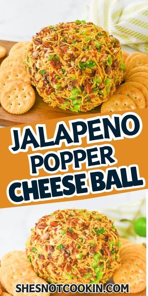 Jalapeño Popper Balls, Jalapeño Bacon Cheese Ball, Jalepeno Popper Cheese Balls, Bacon Jalapeño Cheese Ball, Cheese Ball Jalapeno Bacon, Best Cheese Ball Recipes, Jalepeno Popper Cheese Ball Recipes, Popper Cheese Ball, Inexpensive Appetizers