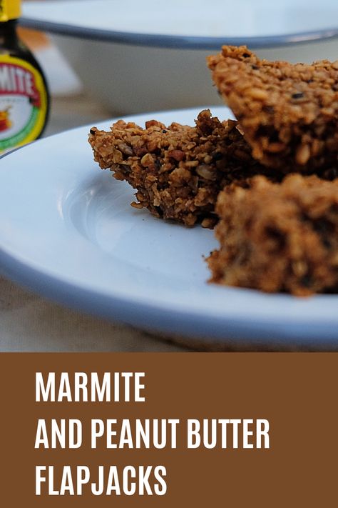 Marmite Recipes, Marmite On Toast, Flapjacks Recipe, Healthy Flapjack, Flapjack Recipe, Buttered Toast, Oat Cakes, Peanut Butter Recipes, British Food