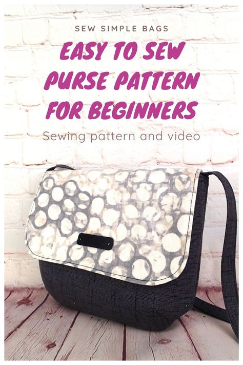 The Oxford Purse sewing pattern is an easy to sew DIY shoulder bag for beginners. This lightweight everyday bag can be worn on the shoulder, at the waist or hip, or as a crossbody bag. The easy bag sewing pattern for beginners come with step by step photo instructions and a full sewalong video tutorial that beginners will love. This purse has darts and closes with a magnetic snap. Pocket on the inside. Handbags To Sew Free Pattern, Diy Handbags And Purses How To Make, Purse Making Tutorial, Purse Patterns Free Sewing Handbags, How To Make A Purse, Free Purse Patterns To Sew, Shoulder Bag Patterns To Sew, Purse Patterns To Sew, Sewing A Purse