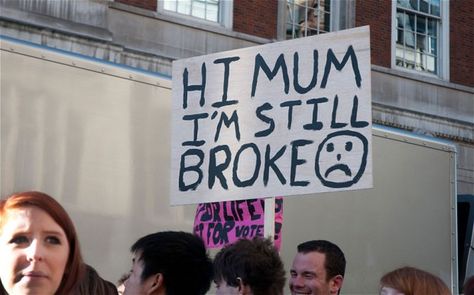 telegraph article on student finance problems. Student Finance, Student Budget, Social Capital, Buy A Home, Tuition Fees, Nursing Students, Middle Age, The Rise, Health Problems