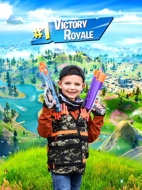 Fortnite Poster, Fortnite Backdrop, Fortnite Photography, Fortnite Thumbnail Free, Fortnite Thumbnail Montage, Fortnite Party, Battle Royal, Photoshop Ideas, Birthday Pics