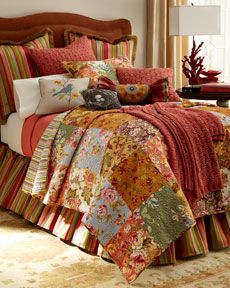 So Cute!! :) King Size Quilt Sets, Farmhouse Bedding Sets, Damask Bedding, Farmhouse Quilts, King Quilt Sets, Cotton Quilt Set, Queen Bedspread, King Size Bedding, Chic Quilts