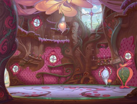 Tinkerbell House, Odd Houses, Fairy Concept, Pixie Hollow Games, The Art Of Disney Fairies, Art Of Disney Fairies, Fairy Oc, Disney Fairies Pixie Hollow, Ilya Kuvshinov