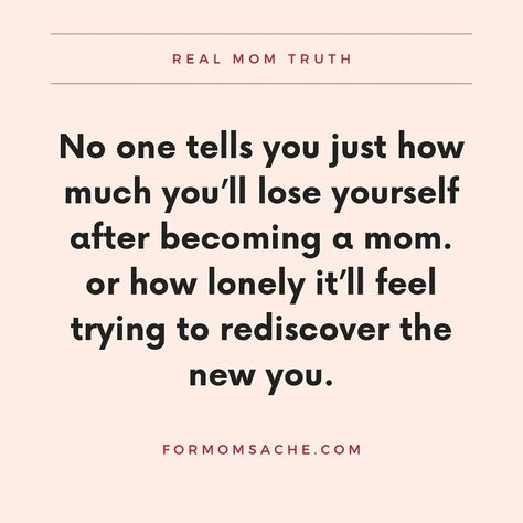 No one warns you how much you’ll lose yourself after becoming a mom… 🫠or how lonely it can feel trying to figure out who the new you even is. It’s easy to forget that YOU still matter after all the demands of being a new mom. If this is you and you’re ready to stop feeling like a 24/7 mom-bot, I’ve got tips for you! 📌Click the link in bio & head over to the blog for real talk on how to reclaim your identity, get your spark back and fall in love with YOU again! ❤️✨ #motherhooduncensored #... Wanting To Be A Mom Quotes, Get Your Spark Back, Pregnant And Alone, Single Mom Quotes Strong, Mama Quotes, Becoming A Mom, Mom Truth, Stop Feeling, Real Mom