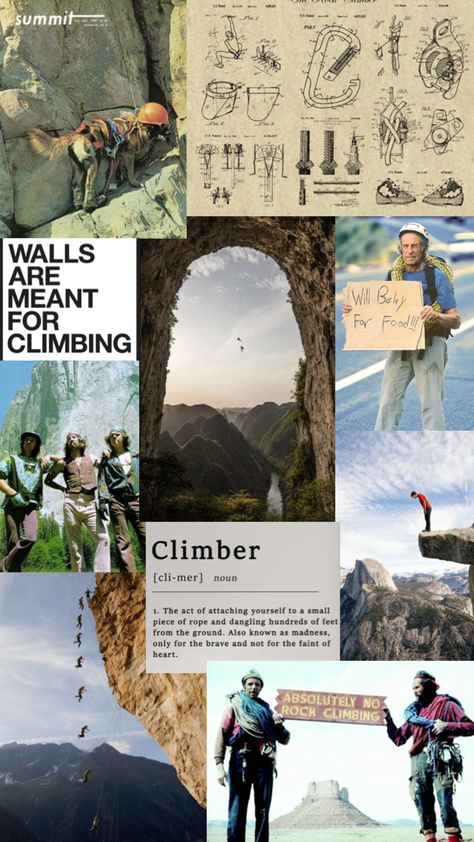 Rock Climbing Wallpaper, Climbing Wallpaper, Climbing Quotes, Climbing Art, Adventure Aesthetic, Rock Climbers, Rock Climbing, Bouldering, Granola