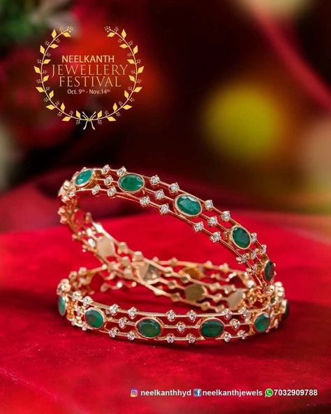 Kasulaperu Bangles, Simple Gold Bangle, Temple Jewellery Earrings, Wedding Jewelry Sets Bridal Jewellery, Stone Bangles, Ruby Bangles, Bridal Necklace Designs, Gold Bangles For Women, Diamond Bangles