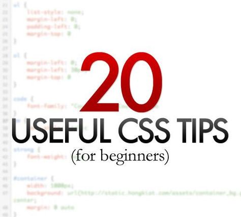 20 Useful CSS Tips For Beginners | #CSS #Webdesign  | At B&L Custom Computers, Riverdale UT, we use only the best for your computer, & pride ourselves in providing personalized service and support. If Your Computer Won't Behave… Just Call Dave, at (801) 737-9600 or visit http://www.blcomputers.com! Css Cheat Sheet, Web Development Programming, Coding For Beginners, Css Style, Css Tutorial, Web Design Tools, Custom Computer, Web Programming, Webpage Design