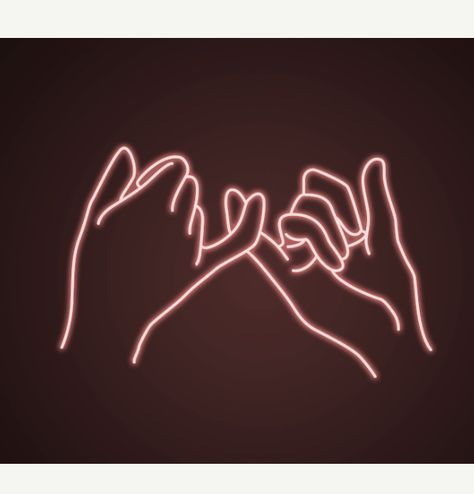 Neon Signs For Couples, Pinky Promise Neon Sign, Couple Neon Lights, Neon Love Signs, Mi Amor Neon Sign, Pinky Promise, Backyard Wedding, Neon Signs, Neon