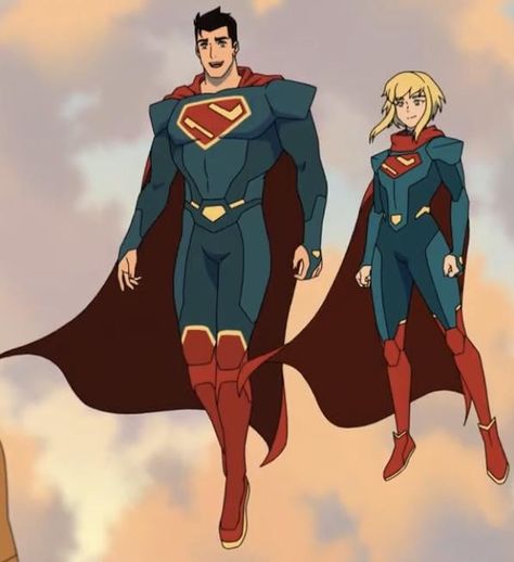 My Adventures With Superman Supergirl, Superman Redesign, Injustice Superman, Superman Fanart, Superman Anime, Superman Flying, My Adventures With Superman, Adventures With Superman, Western Anime