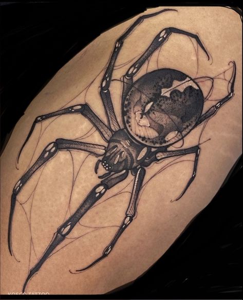 Garden Tattoos, Spider Tattoo, Incredible Tattoos, Tattoo Design Drawings, Spider Web, Dragon Ball Z, Geometric Tattoo, Body Art, Insects