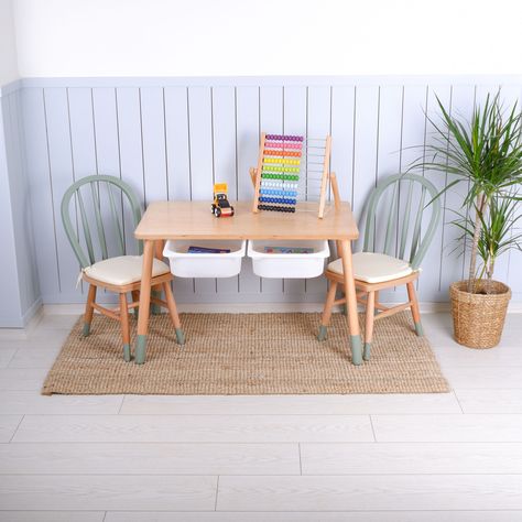 Wooden kids table