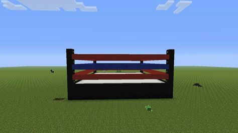 Minecraft wwe ring Minecraft Boxing Ring, Wwe Ring, Boxing Rings, Minecraft Ideas, Wwe, Minecraft, Ring