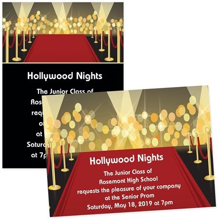 Red Carpet Premiere 4x6 Invitations Parade Float Decorations, Homecoming Decorations, Parade Float Supplies, Prom Favors, Homecoming Themes, Hollywood Night, Red Carpet Premiere, Floating Decorations, Custom Sash