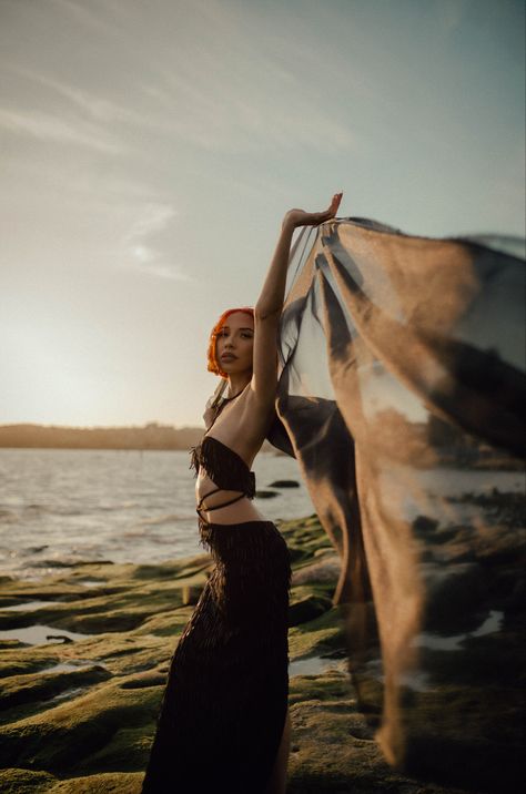 Moody Beach Photoshoot. Rocio Rivera Photography Midnight Beach Photoshoot, Moody Beach Photoshoot, Moody Beach Maternity Photos, Moody Beach Shoot, Dramatic Summer, Tropical Photography, Moody Tropical, Moody Beach Photoshoot Couple, Gloomy Beach Photoshoot